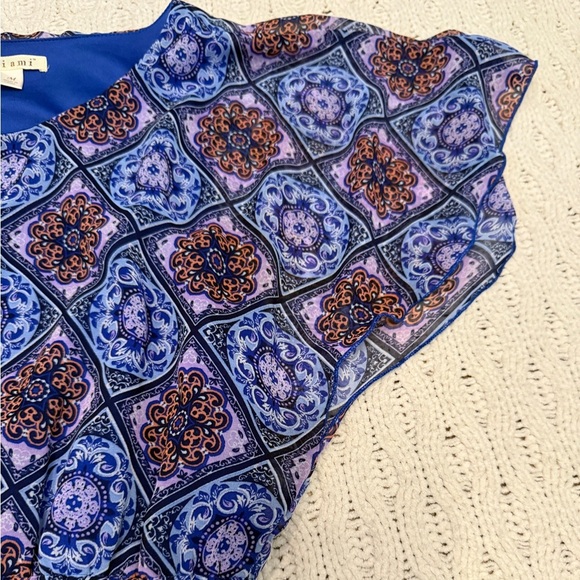 Miami Blue Patterned women’s Dress size M - Picture 6 of 8